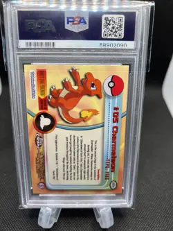2000 Pokemon Topps Chrome Charmeleon #5 PSA 9 MINT - Image 5