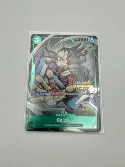 Raizo - OP01-052 - Championship 2023 Foil Alt Art Promo - One Piece Card Game - Image 1