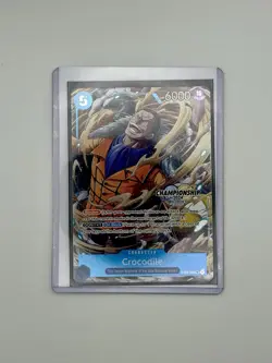 Crocodile ST03-003 SR - Championship 2024 FOIL Promo - One Piece Card Game - Image 1