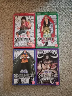 ONE PIECE CARD GAME Starter Deck ST-01/2/3/4 JP ver Luffy, Kid, Crocodile, Kaido - Image 1
