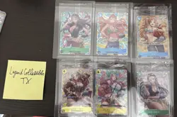 One Piece TCG EXCLUSIVE Asia Mini Tin Vol 2 Set of 6 Promo Foil Cards (SEALED) - Image 1