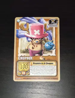 Risolutezza Di Chopper RK-C12 One Piece Card Game TCG GCC Promo ITA - Image 1