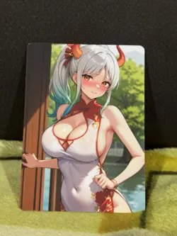 R18+ UNCENSORED YAMATO ONE PIECE ANIME WAIFU CARD (ASK FOR PHOTO OF BACK) - Image 1