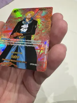 One Piece Sabo OP13-120 Secret Rare 7000 Power Holo Character Card - Image 5