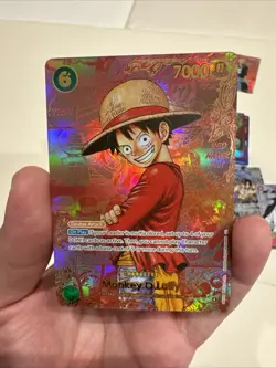 One Piece Monkey D. Luffy OP13-118 English Red Manga Custom Card Proxy - Image 4