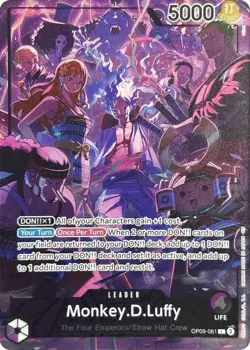 ***FOIL Monkey.D.Luffy English 2nd Anniversary Set (OP-PR)* One Piece Kid Icarus - Image 1