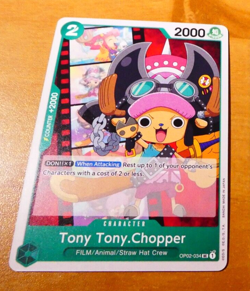 ONE PIECE PARAMOUNT WAR ENGLISH CARD GAME CARTE Tony.Chopper OP02-034 EN MINT - Image 1