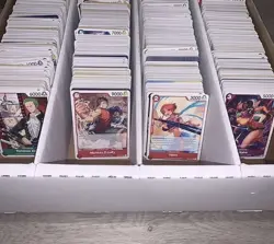 One Piece tcg Card Game 50 Card Collection Mixed Lot w/ 5 FOILS Included - Image 1