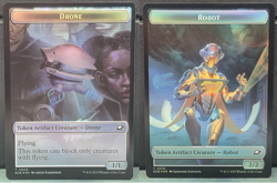 Drone 0003 Robot 0010 Token FOIL Edge of Eternities Near Mint Card Game TCG NM - Image 1