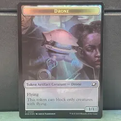 Drone 0003 Robot 0010 Token FOIL Edge of Eternities Near Mint Card Game TCG NM - Image 2