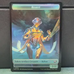 Drone 0003 Robot 0010 Token FOIL Edge of Eternities Near Mint Card Game TCG NM - Image 3