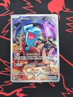 Team Rocket's Wobbuffet 203 Sv: Scarlet & Violet Promo Cards Holo - Image 1