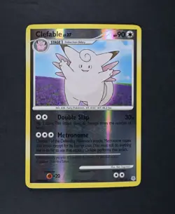 LP Clefable LV.37 Reverse Holo 22/130 Diamond and Pearl Pokemon Card - Image 3
