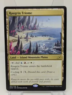 MTG English Raugrin Triome NM Normal Ikoria: Lair of Behemoths NM - Image 1