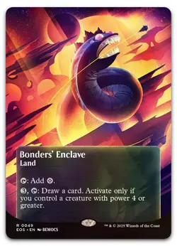 Bonders' Enclave (0049) (Borderless) #49 (Foil) NM Edge of Eternities Magic MTG - Image 1