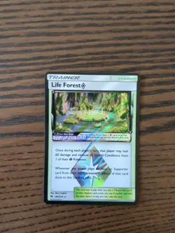 Pokemon TCG, Life Forest, Lost Thunder 180/214, Near Mint - Image 1