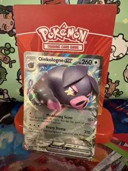 Pokemon Oinkologne EX 158/198 Scarlet & Violet Base Set Double Rare Holo NM - Image 2
