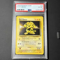 Pokemon TCG 1999 Electabuzz 20/102 PSA 6 Pokemon Base Set Vintage WOTC - Image 1