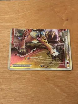 Entei & Raikou LEGEND Bottom 91/95 HGSS Unleashed Holo Ultra Rare Pokemon LP - Image 1