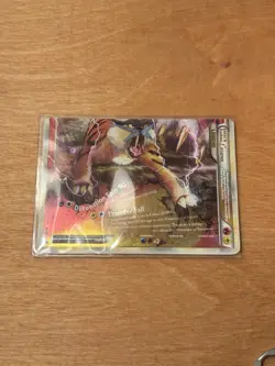 Entei & Raikou LEGEND Bottom 91/95 HGSS Unleashed Holo Ultra Rare Pokemon LP - Image 2