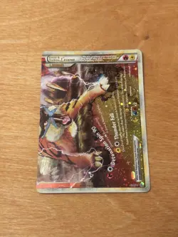 Entei & Raikou LEGEND Bottom 91/95 HGSS Unleashed Holo Ultra Rare Pokemon LP - Image 3