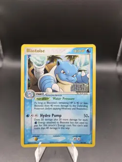 🫧 Blastoise 14 Pokemon 2006 EX Crystal Guardians reverse stamped LP - Image 1