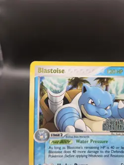 🫧 Blastoise 14 Pokemon 2006 EX Crystal Guardians reverse stamped LP - Image 2
