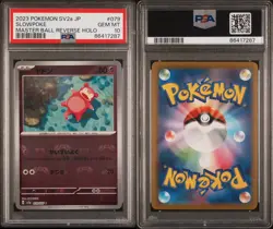 PSA10 Slowpoke Masterball Reverse Holo Pokemon TCG Japanese 151 079/165 - Image 3