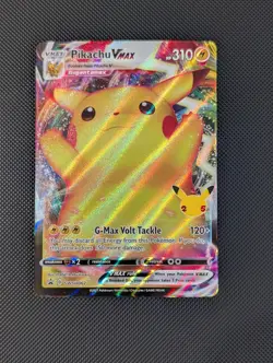 Pikachu VMAX SWSH062 Pokemon Celebrations 25th Anniversary Black Star Promo - Image 1