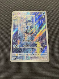 Pokemon Poliwhirl 176/165 SV: Scarlet & Violet 151 Illustration Rare Near Mint - Image 2