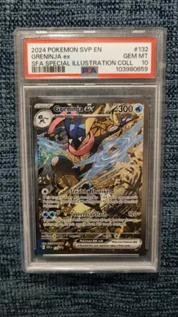 Greninja Ex 132 Psa 10 ENGLISH Pokemon Shrouded Fable 2024 Promo - Image 1