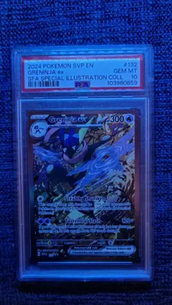 Greninja Ex 132 Psa 10 ENGLISH Pokemon Shrouded Fable 2024 Promo - Image 3