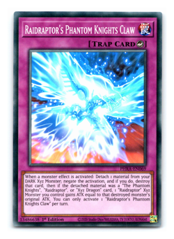 Raidraptor's Phantom Knights Claw - PHRA-EN069 - Super Rare - 1st Edition Yugioh - Image 1