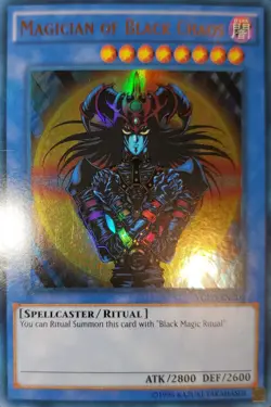 Yugioh 2015 Magician Of Black Chaos UR YGLD-ENC01 Near Mint - Image 1