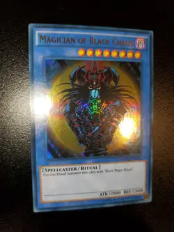 Yugioh 2015 Magician Of Black Chaos UR YGLD-ENC01 Near Mint - Image 2