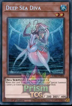 1st ed Deep Sea Diva secret rare RA03-EN004 Yugioh - Image 1