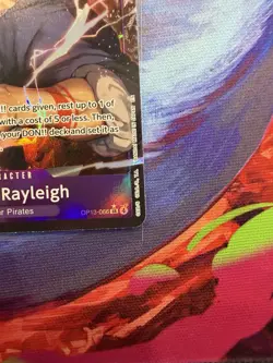 Silvers Rayleigh OP13-066 SR Alt Art Foil One Piece Card Game English NM+ - Image 4