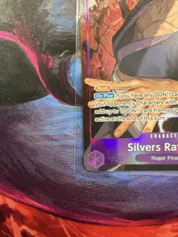 Silvers Rayleigh OP13-066 SR Alt Art Foil One Piece Card Game English NM+ - Image 5