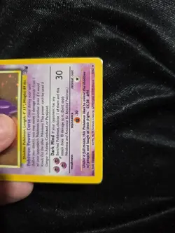 Gengar 5/62 Fossil Holo Rare Pokemon Card Hp - Image 4