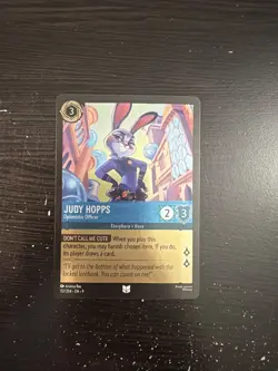 LORCANA FR Card - Chapter 9 157/204 Judy Hopps -✨ FOIL ✨ New - Image 1