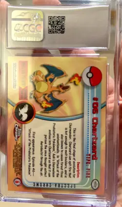 GEM MINT Charizard Topps Chrome Spectra Pokemon Card VERY RARE - Image 2
