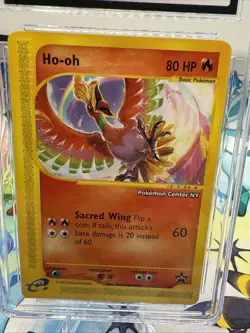 Ho-Oh # 52 Black Star Promo Pokemon Center NY Stamped Card CGC GEM MINT 10 - Image 3