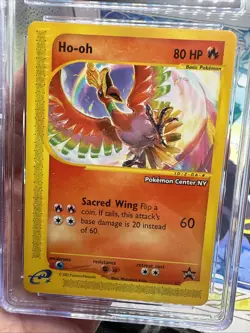 Ho-Oh # 52 Black Star Promo Pokemon Center NY Stamped Card CGC GEM MINT 10 - Image 4
