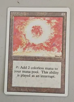 MTG Sol Ring - Revised Ed (3rd), NM - Image 1