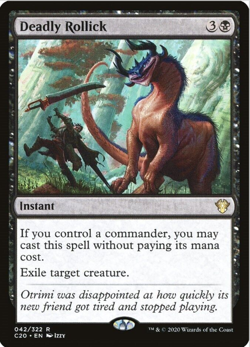 Deadly Rollick - Commander 2020 Regular Non-Foil Rare #042 LIGHTLY PLAYED - Image 1