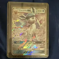 Pokemon Glaceon GX Full Art Ultra Rare Holo SM Ultra Prism 39/156 200 HP English - Image 1