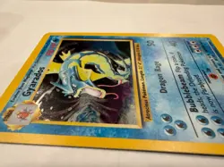 Pokemon TCG Gyarados Holo Rare Card Base Set 6/102 1st Edition 1999 - Image 3