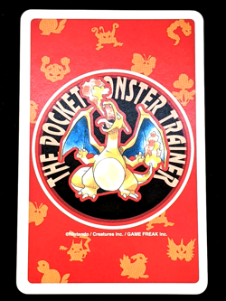 Nidorino Pokemon Charizard Playing Card Poker Card Nintendo 1996 Japanese Japan - Image 2