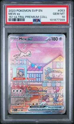 Mew EX 053 151 Ultra-Premium Collection 2023 Pokemon SVP EN PSA 10 GEM MT - Image 3