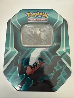 Pokemon TCG: Darkrai Triple Whammy Collectors Tin - Factory Sealed - Image 1